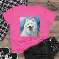 Samoyed Women's Midweight Cotton Tee