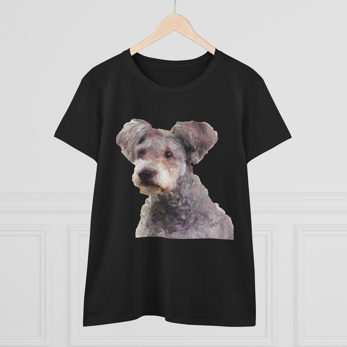 Hungarian Pumi Women's Midweight Cotton Tee