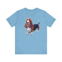 Basset Hound Unisex Jersey Short Sleeve Tee