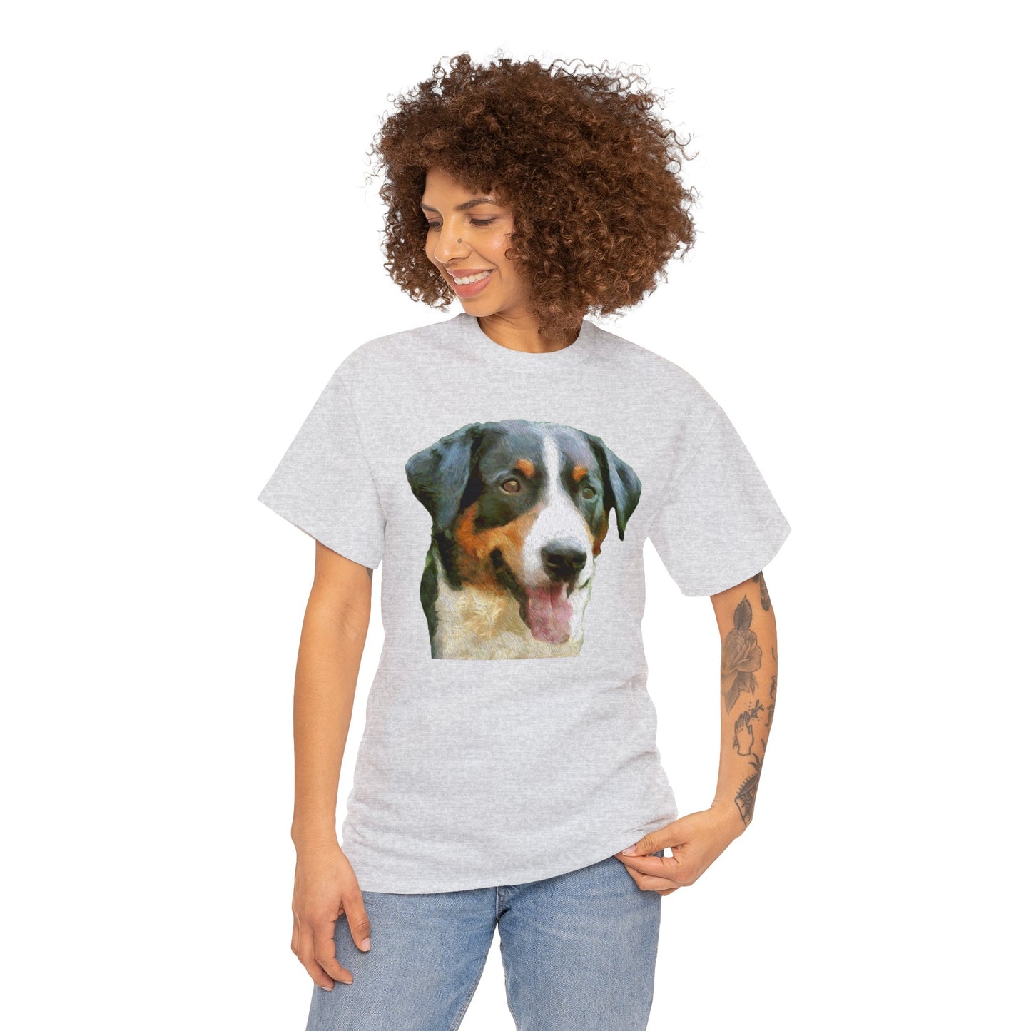 Appenzeller Sennenhund Classic Unisex Heavy Cotton Tee