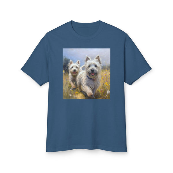 Cairn Terrier - Unisex Relaxed Fit Garment-Dyed Heavyweight Cotton Tee