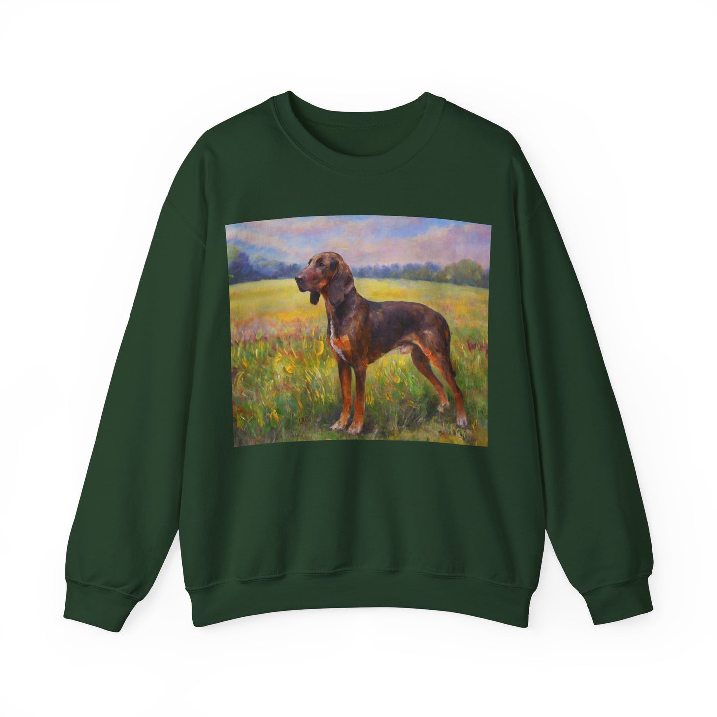 Plott Hound - 50/50 Crewneck Sweatshirt