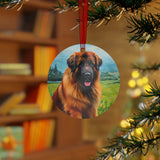 Leonberger Christmas Tree Metal Ornaments