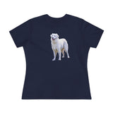 Hungarian Kuvasz - Women's Relaxed Fit Cotton Tee