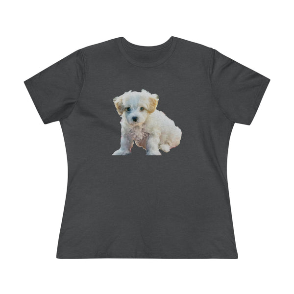 Bichon Frise Women's Relaxed Fit Cotton Tee
