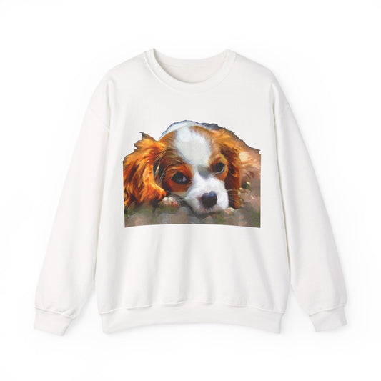 Cavalier King Charles Spaniel Puppy Crewneck Sweatshirt