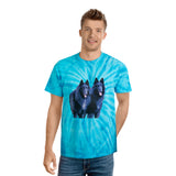 Belgian Shepherds  --  Unisex Cotton Tie-Dye Tee, Cyclone