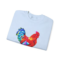 Rooster 'Craw' Unisex 50/50 Crewneck Sweatshirt