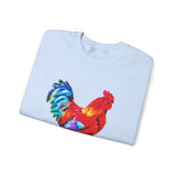 Rooster 'Craw' Unisex 50/50 Crewneck Sweatshirt