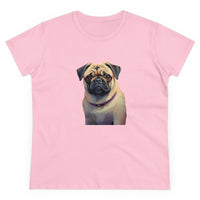 Pug Women's Midweight Cotton Tee