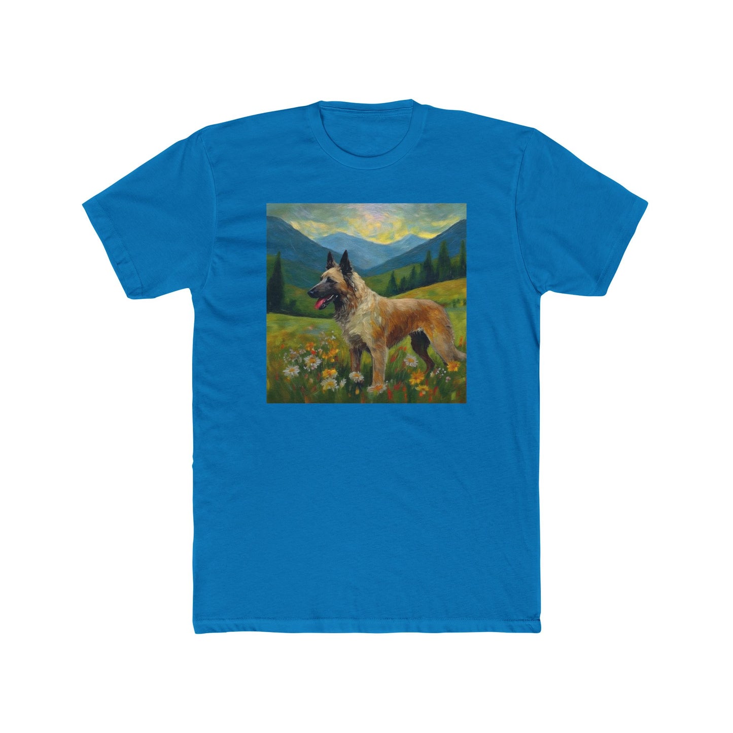 Belgian Laekenois Men's Fitted Cotton Crew Tee