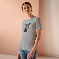 Teddy Roosevelt Terrier Women's Relaxed Fit Cotton Tee