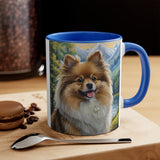 German Spitz 11oz Ceramic Accent Mug