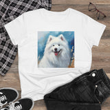 Samoyed Women's Midweight Cotton Tee