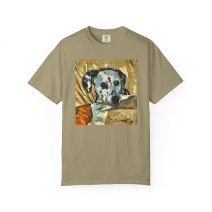Dalmatian 'Breakfast Time' Unisex Relax Fit Garment-Dyed T-shirt