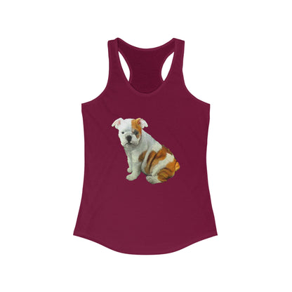 English Bulldog 'Bugsy' Women's Racerback Tank