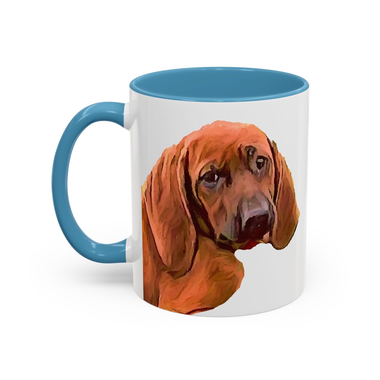 Redbone Coonhound Accent Coffee Mug