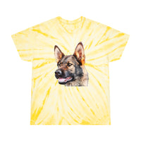 German Shepherd Tie-Dye Tee, Cyclone