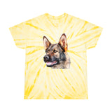 German Shepherd Tie-Dye Tee, Cyclone