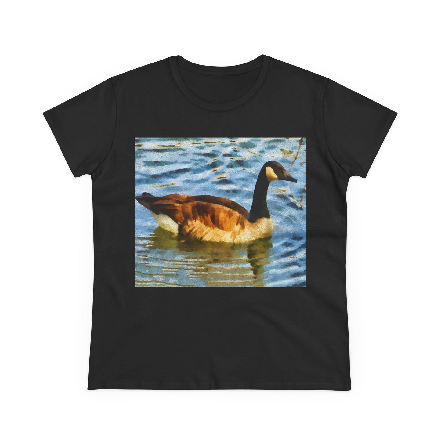 Canadian Geese Women's Midweight Cotton Tee