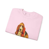 Basset Hound  'Lautrec'  Unisex  Crewneck Sweatshirt