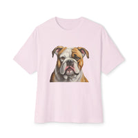 American Bulldog Unisex Oversized Ringspun Cotton Boxy T-shirt