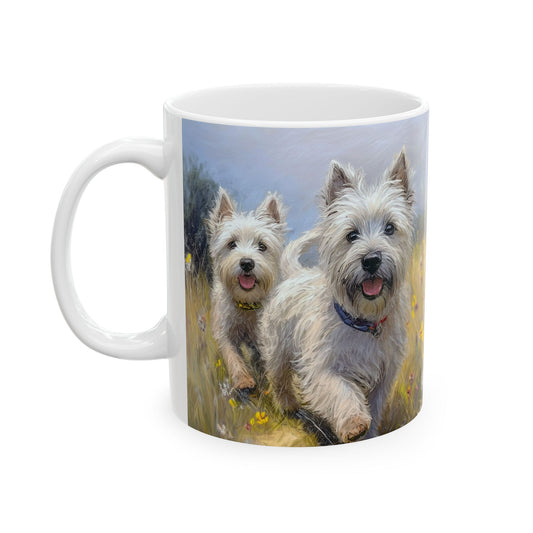 Cairn Terriers - 'Run Toto Run' - Ceramic Mug - 2 Sizes