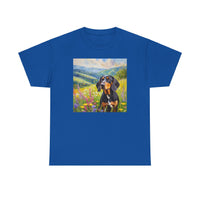 Black & Tan Coonhound Unisex Heavy Cotton Tee