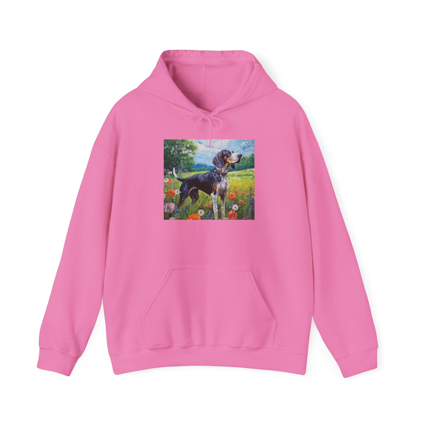 Bluetick Coonhound Unisex 50/50 Hooded Sweatshirt