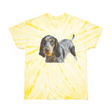 Bluetick Coonhound Unisex Cotton Tie-Dye Tee, Cyclone