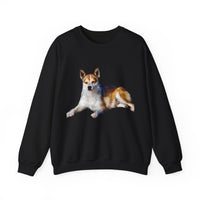 Norwegian Lundehund Unisex 50/50 Crewneck Sweatshirt by DoggyLips™