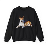 Norwegian Lundehund Unisex 50/50 Crewneck Sweatshirt by DoggyLips™