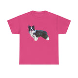 Border Collie '#1'  -  Unisex Heavy Cotton Tee