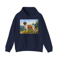 Anatolian Shepherd Hooded Sweatshirt Heather Navy / 3XL