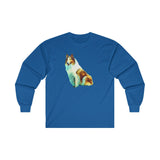 'Rough Coated Collie Ramsey Unisex Cotton Long Sleeve Tee