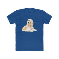 Afghan Hound Men's Cotton Crew Tee by DoggyLips™