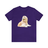 Afghan Hound Unisex Jersey Short Sleeve Tee Heather Red / 3XL