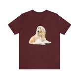 Afghan Hound Unisex Jersey Short Sleeve Tee Heather Red / 3XL