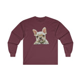 French Bulldog 'Bouvier' Unisex Cotton Long Sleeve Tee