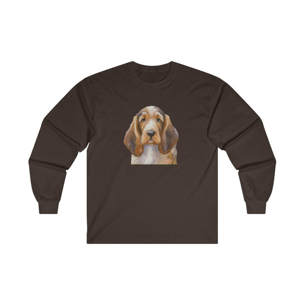 Basset Fauve de Bretagne 'Fawn Colored Brittany Basset' Cotton Long Sleeve Tee