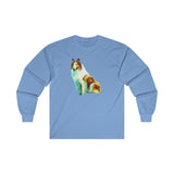 'Rough Coated Collie Ramsey Unisex Cotton Long Sleeve Tee