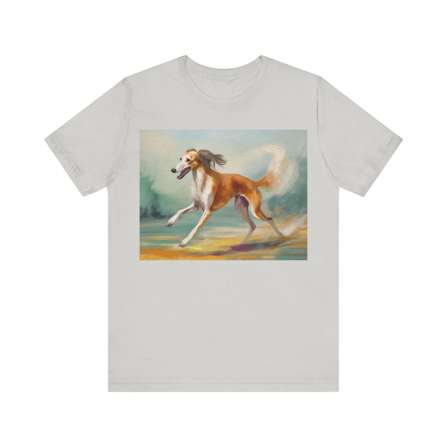 Saluki 'On the Run' Unisex Jersey Short Sleeve Tee