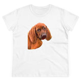 Redbone Coonhound Women's Midweight Cotton Tee