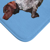 German Shorthaired Pointer 'On Point' Bath Rug Mat