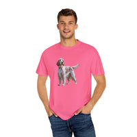 English Setter #4 - Unisex Garment-Dyed T-shirt