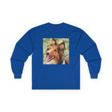 Shetland Sheepdog 'Sheltie May' Unisex Cotton Long Sleeve Tee