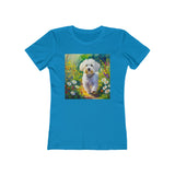 Bolognese Women's Slim Fit Ring-Spun Cotton Tee