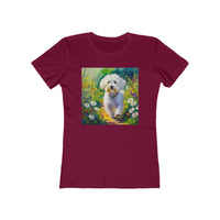 Bolognese Women's Slim Fit Ring-Spun Cotton Tee