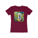 Bolognese Women's Slim Fit Ring-Spun Cotton Tee