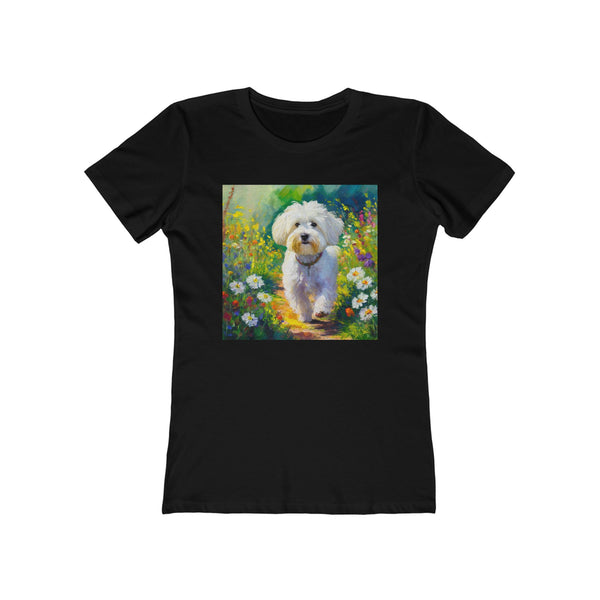Bolognese Women's Slim Fit Ring-Spun Cotton Tee